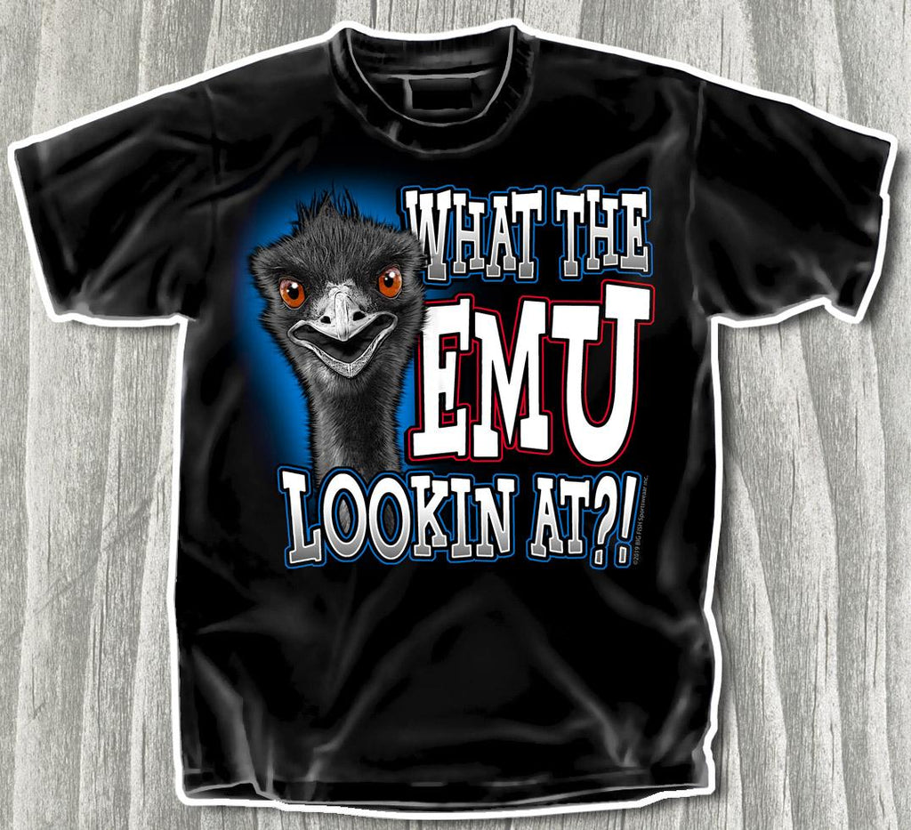 What the Emu Looking At - T-Shirt